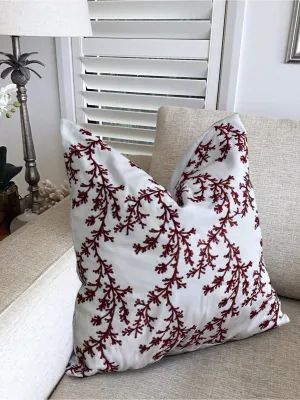 2 PCs Maroon Embroidered 5338 Cushions