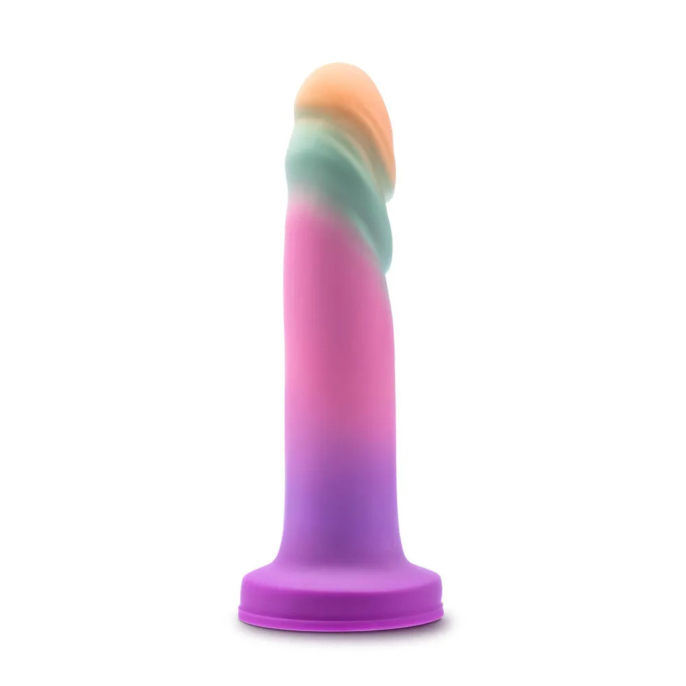 Avant By Blush® | Sunrise Gaze Artisan 7.5 Inch Dildo – Crafted With Purio® Liquid Silicone Wrapped In UltraSilk® – Sherbet