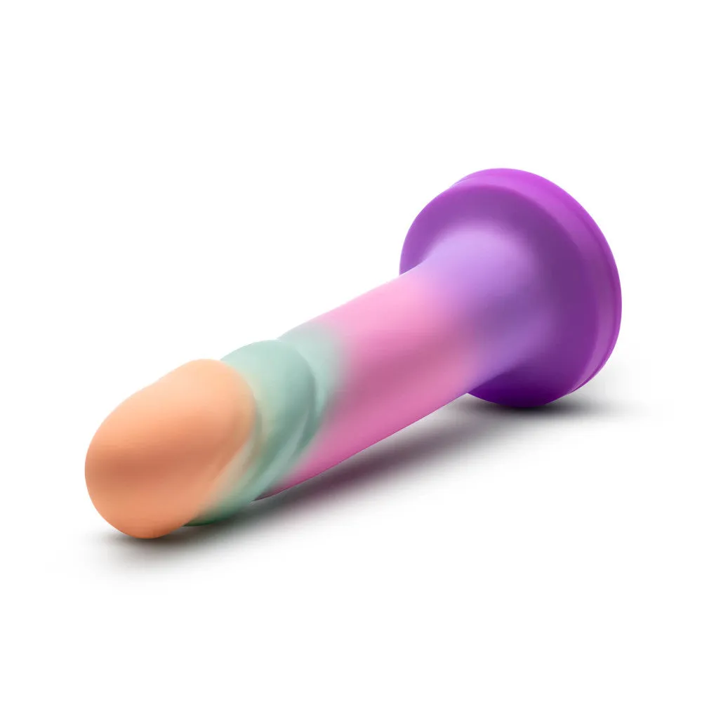 Avant By Blush® | Sunrise Gaze Artisan 7.5 Inch Dildo – Crafted With Purio® Liquid Silicone Wrapped In UltraSilk® – Sherbet