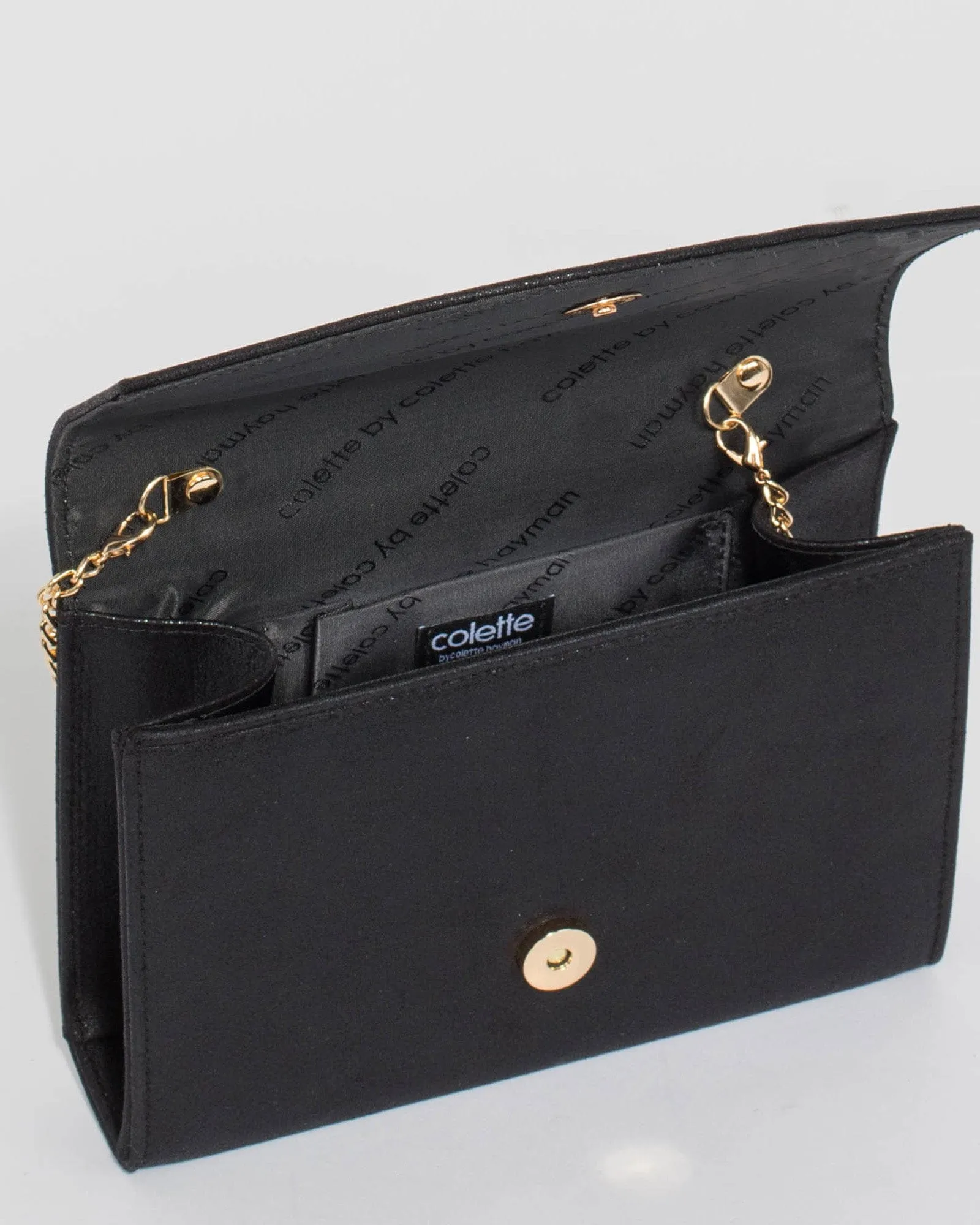 Black Alexa Clutch Bag