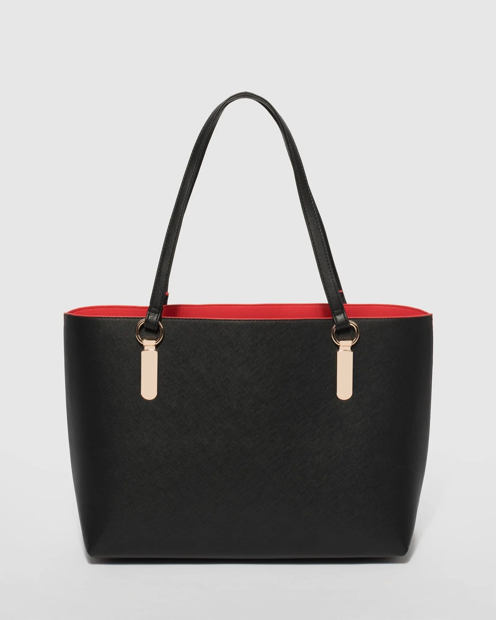 Black and Red Angelina Tote Bag