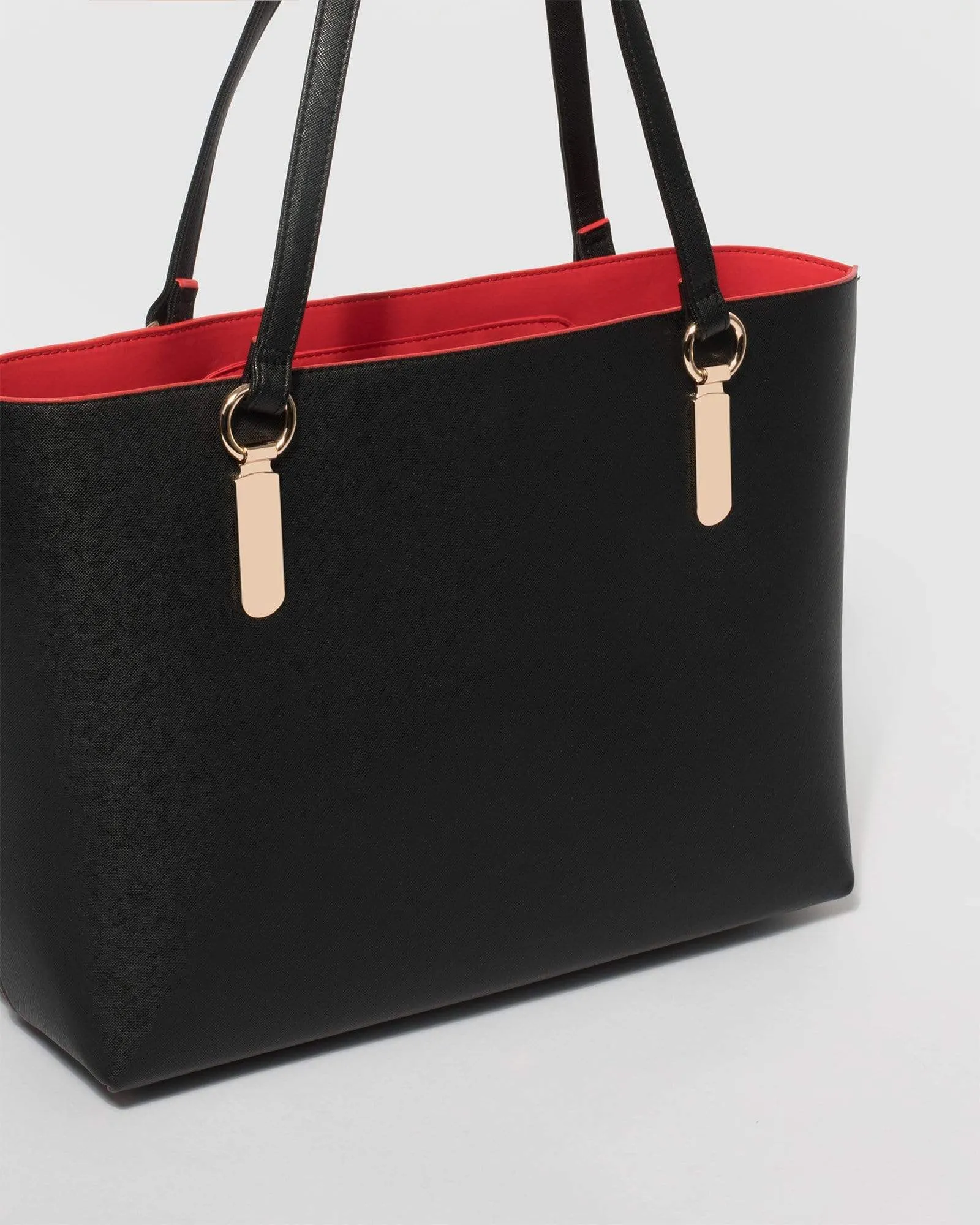 Black and Red Angelina Tote Bag