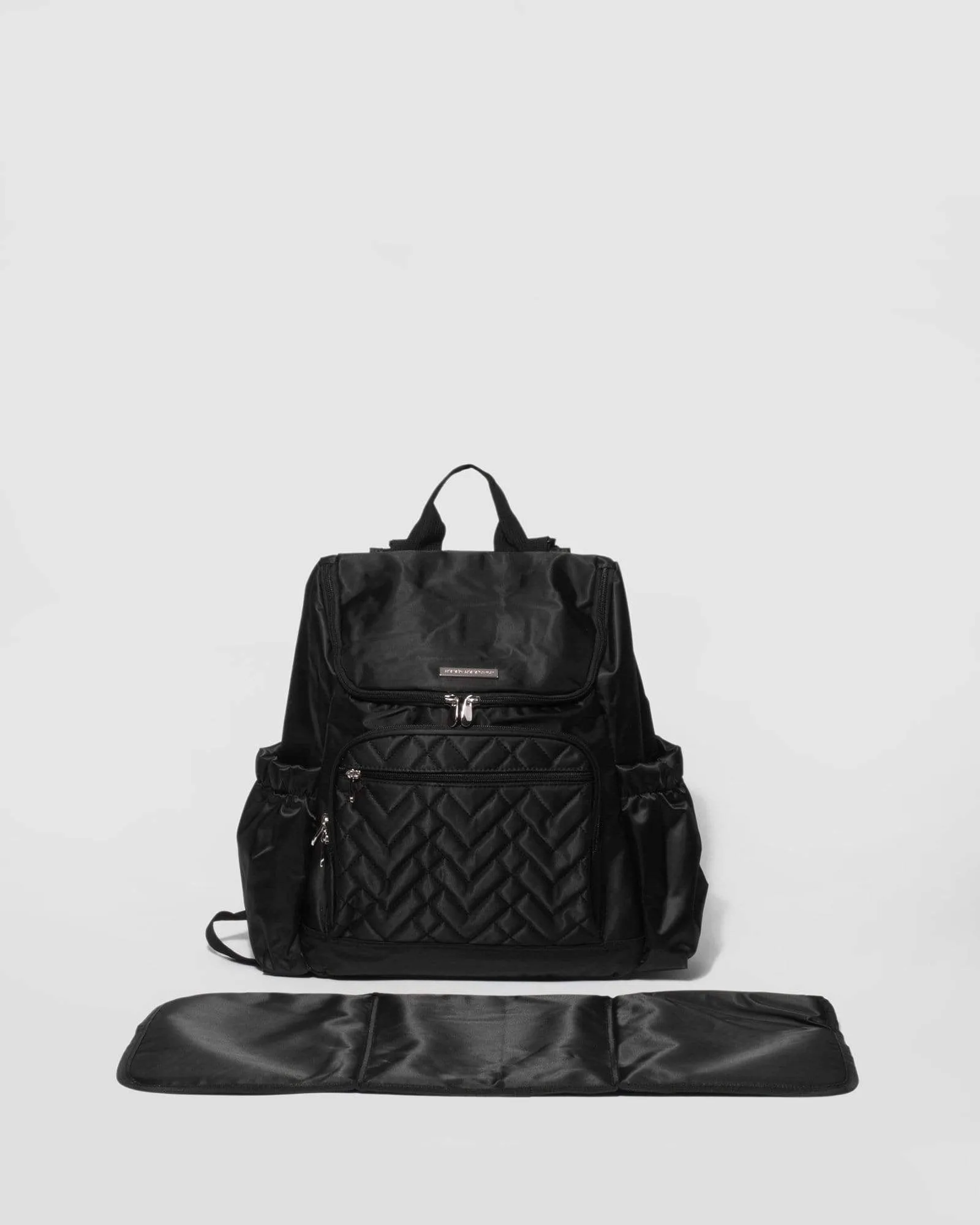 Black Baby Bag Backpack