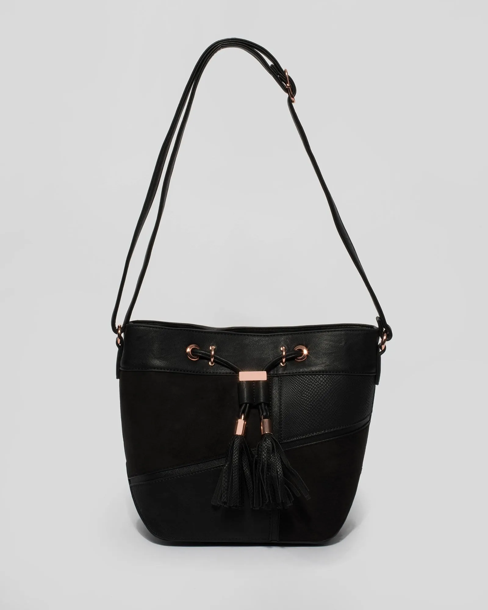 Black Mimi Bucket Bag