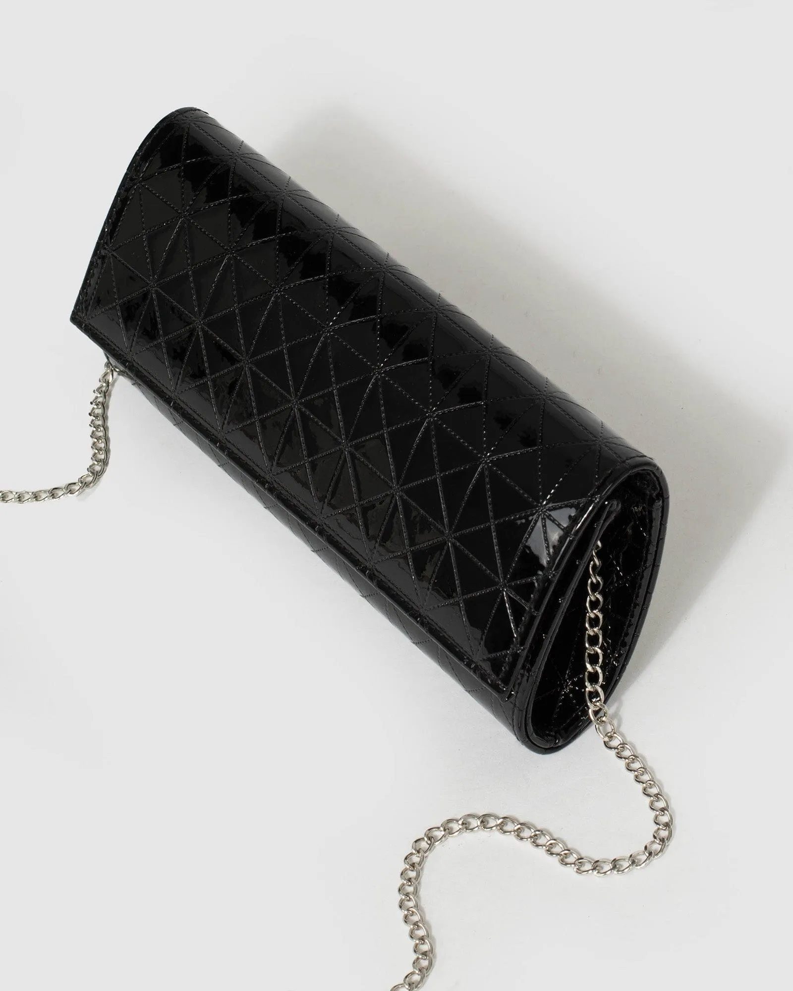 Black Nolene Plain Clutch Bag