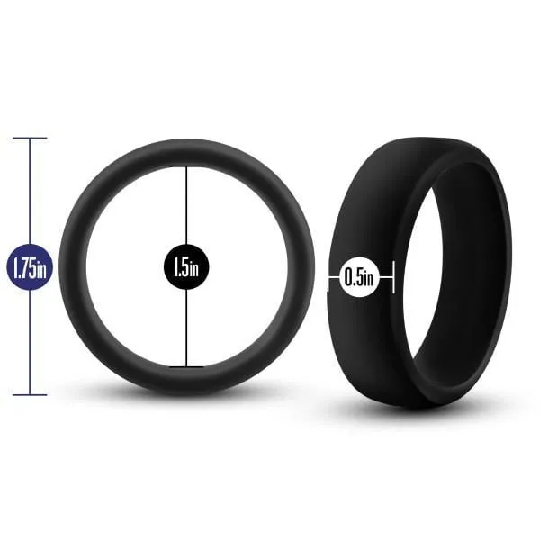 Blush Novelties Performance Go Pro Silicone Cock Rings - Single Color