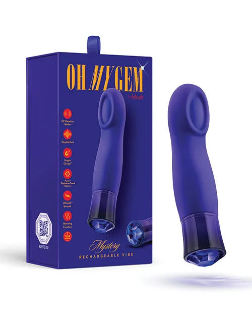 Blush Oh My Gem Mystery Rechargeable Vibe - Sapphire