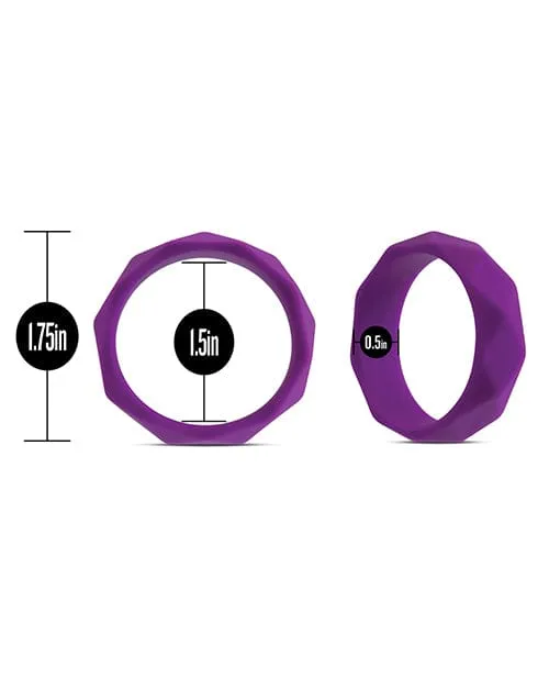 Blush Wellness Geo Cock Ring - Purple