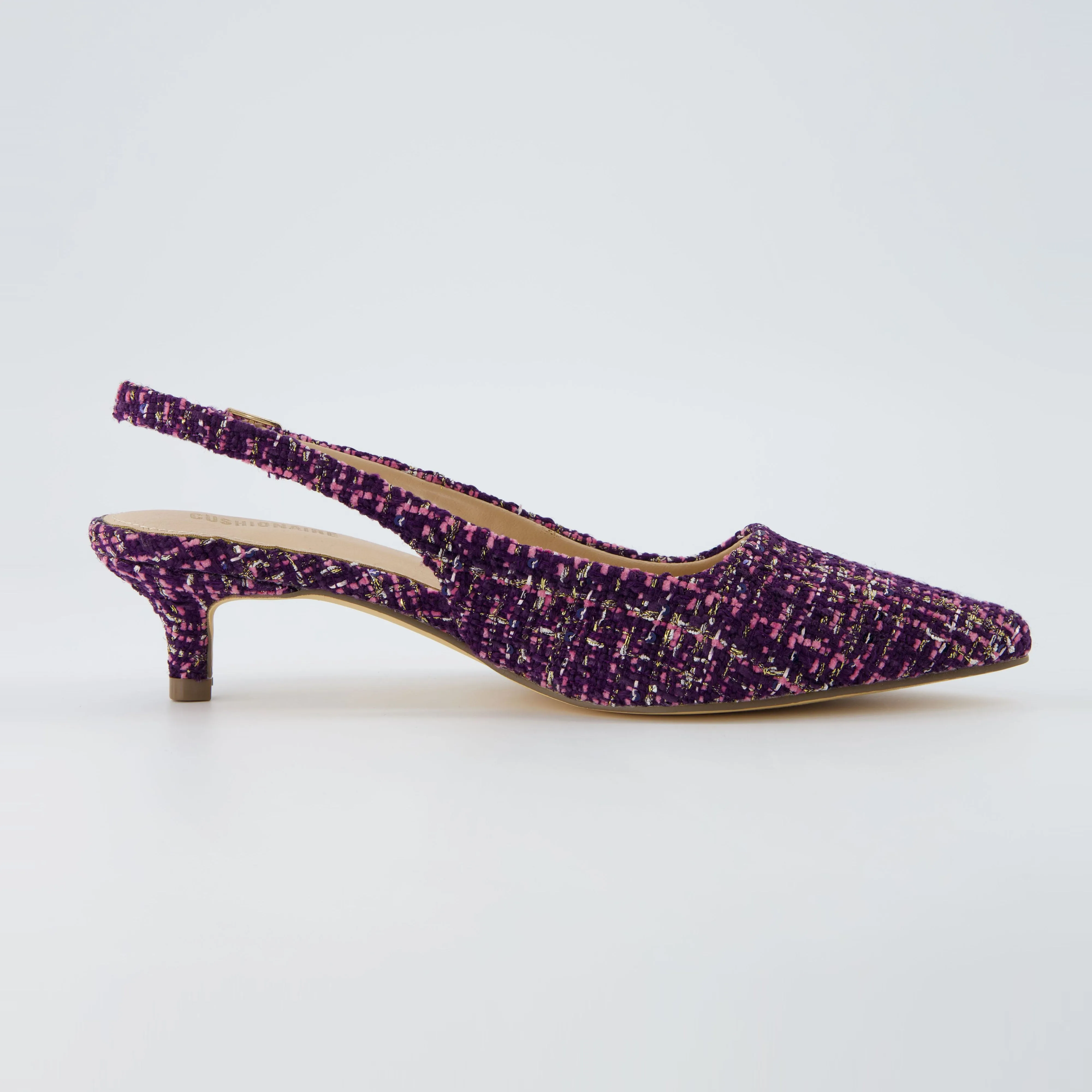 Buzz Tweed Kitten Heel