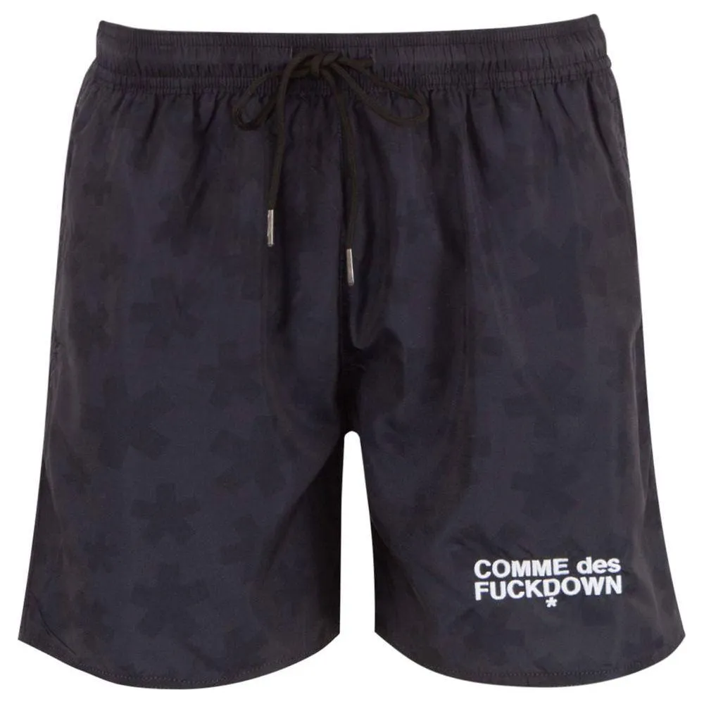 Comme Des Fuckdown Black Polyester Swimwear