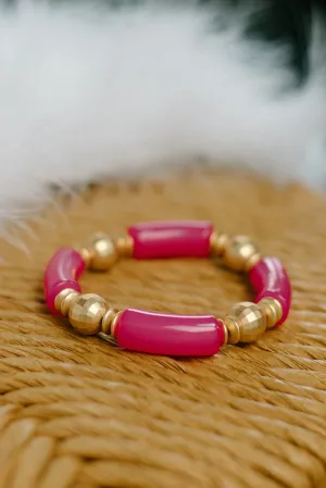 Dancing Disco Hot Pink Bracelet