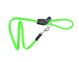 Dogs & Horses Soft Rolled Leather Leads Bright Green