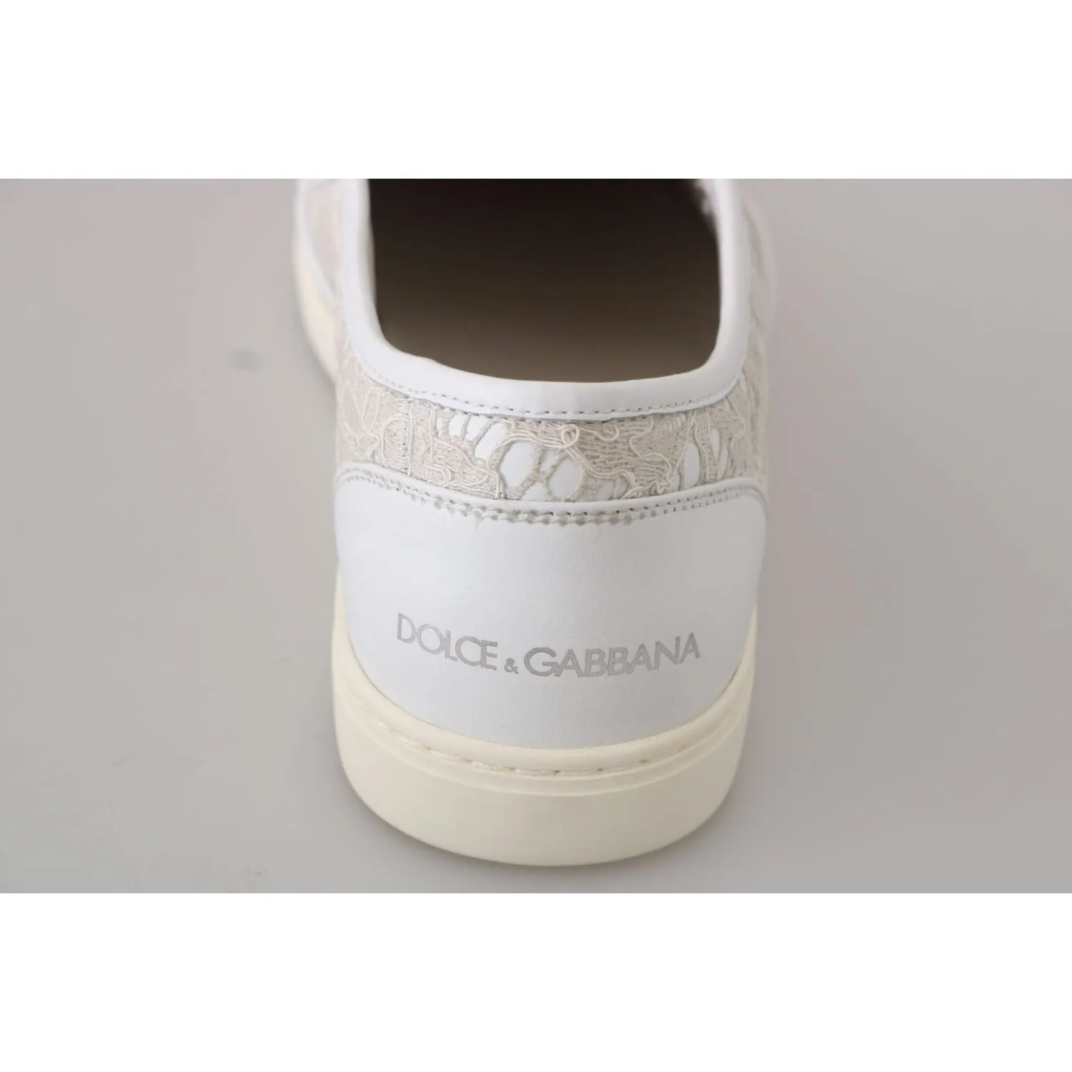 Dolce & Gabbana Elegant Off White Loafers for Ladies