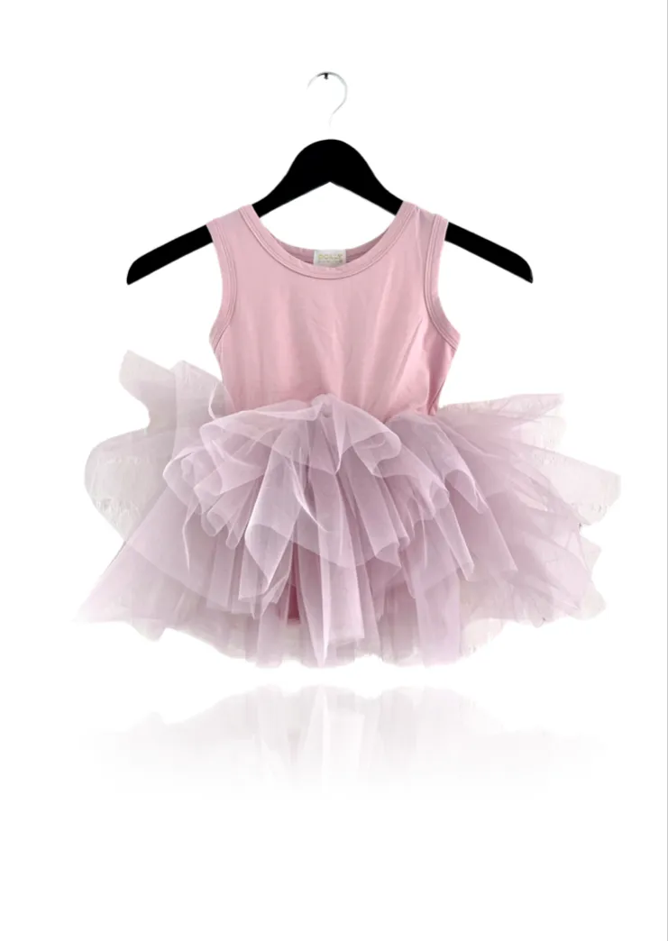 DOLLY TIMELESS COTTON TUTU DRESS violet