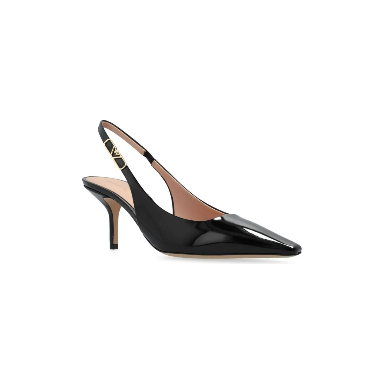 E 'CLAT With Heel Black