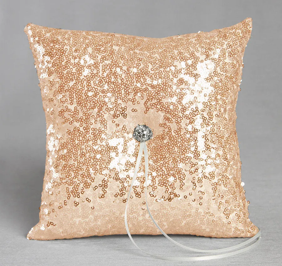 Elsa Shiny Sequin Ring Pillow