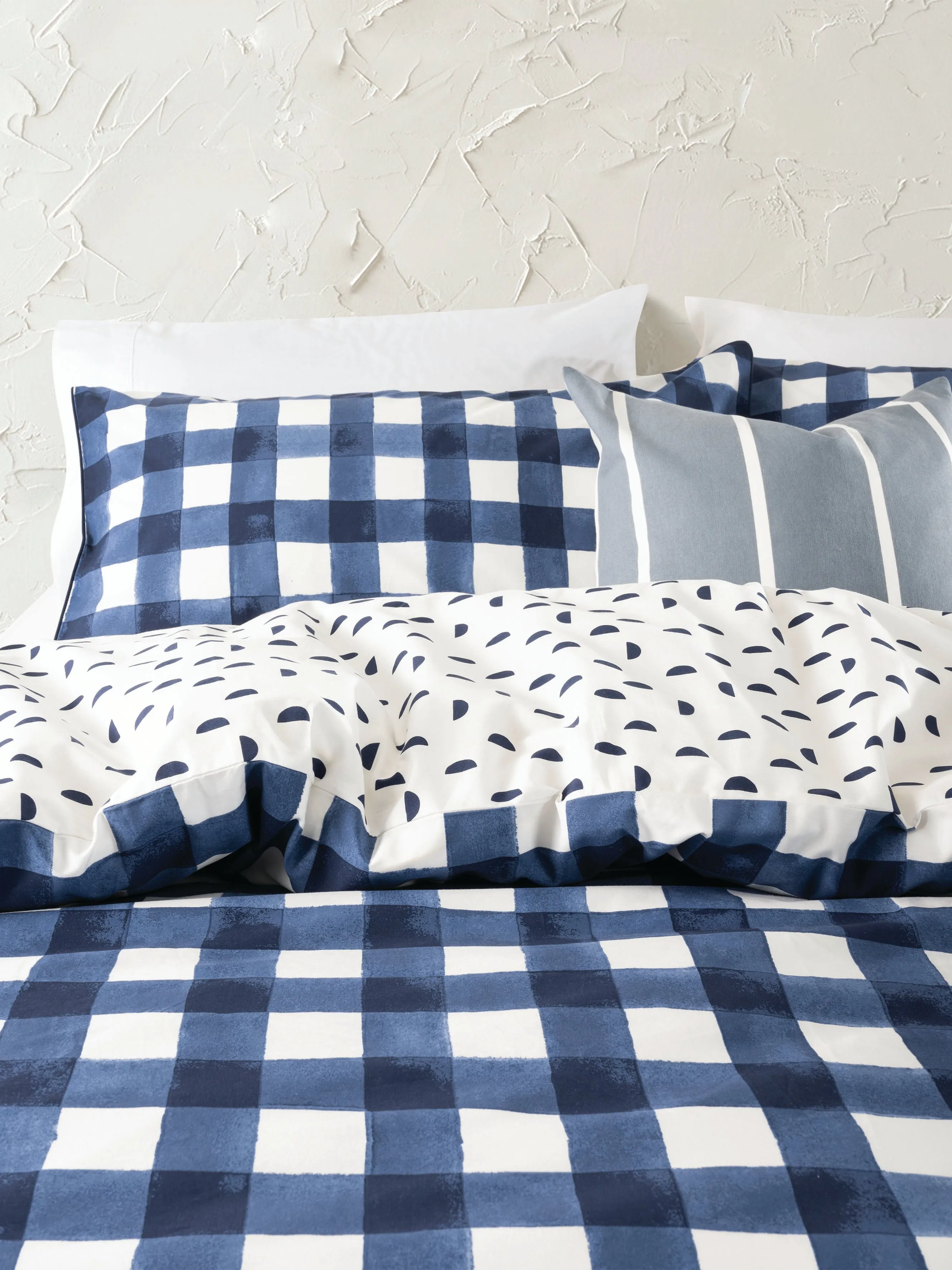 Esprit Georgie Navy Quilt Cover Set