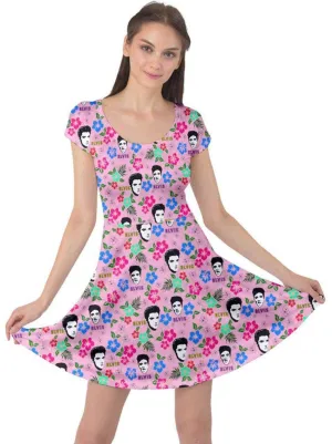 Hawaii Elvis Cap Sleeve Dress [IN STOCK]