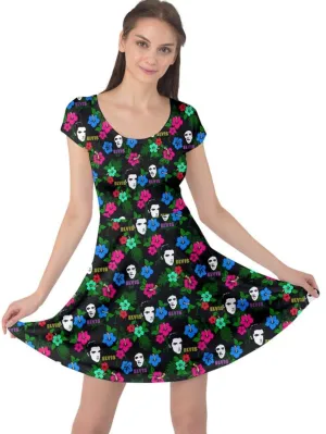 Hawaii Elvis Cap Sleeve Dress