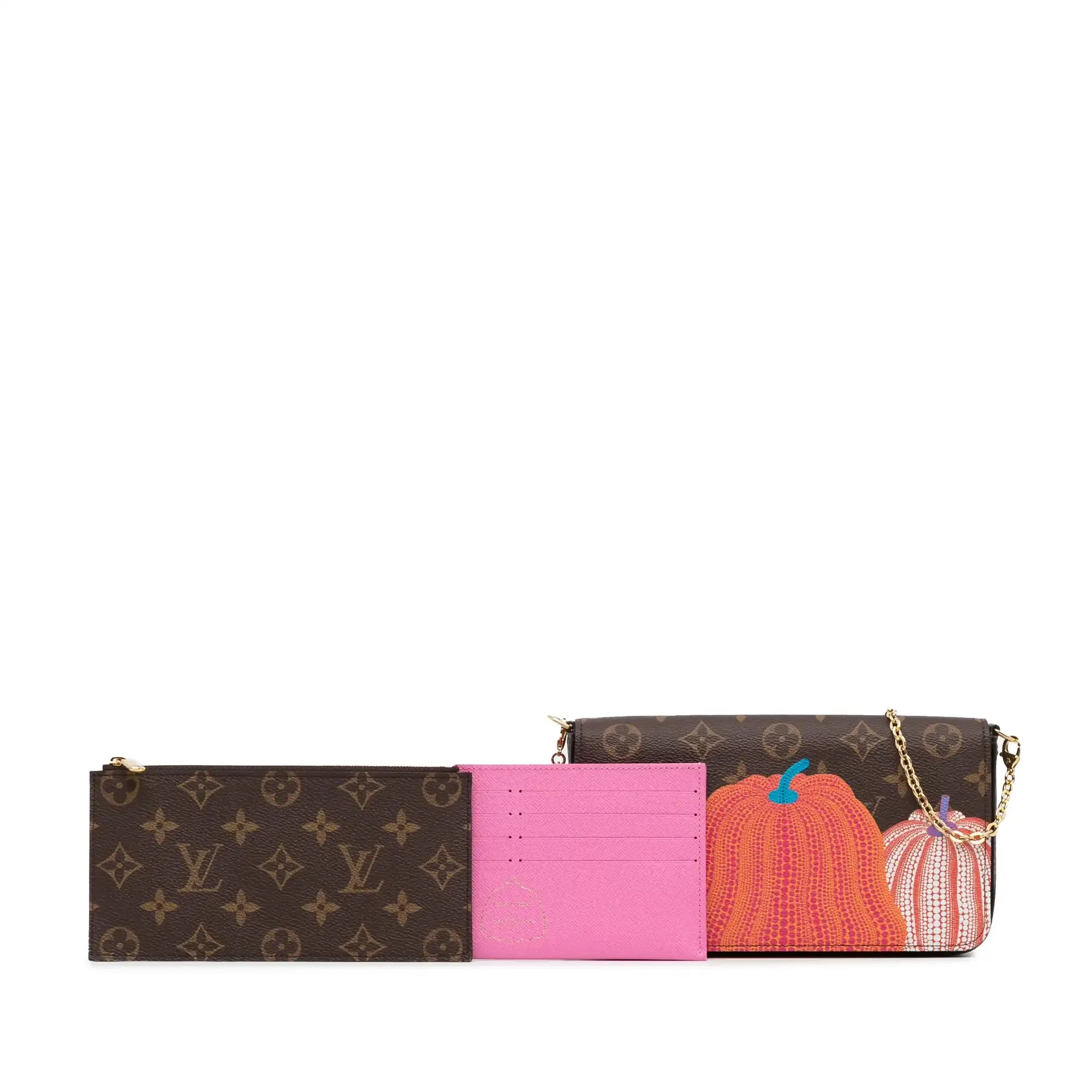 Louis Vuitton x Yayoi Kusama Pochette Felicie Monogram Pumpkins