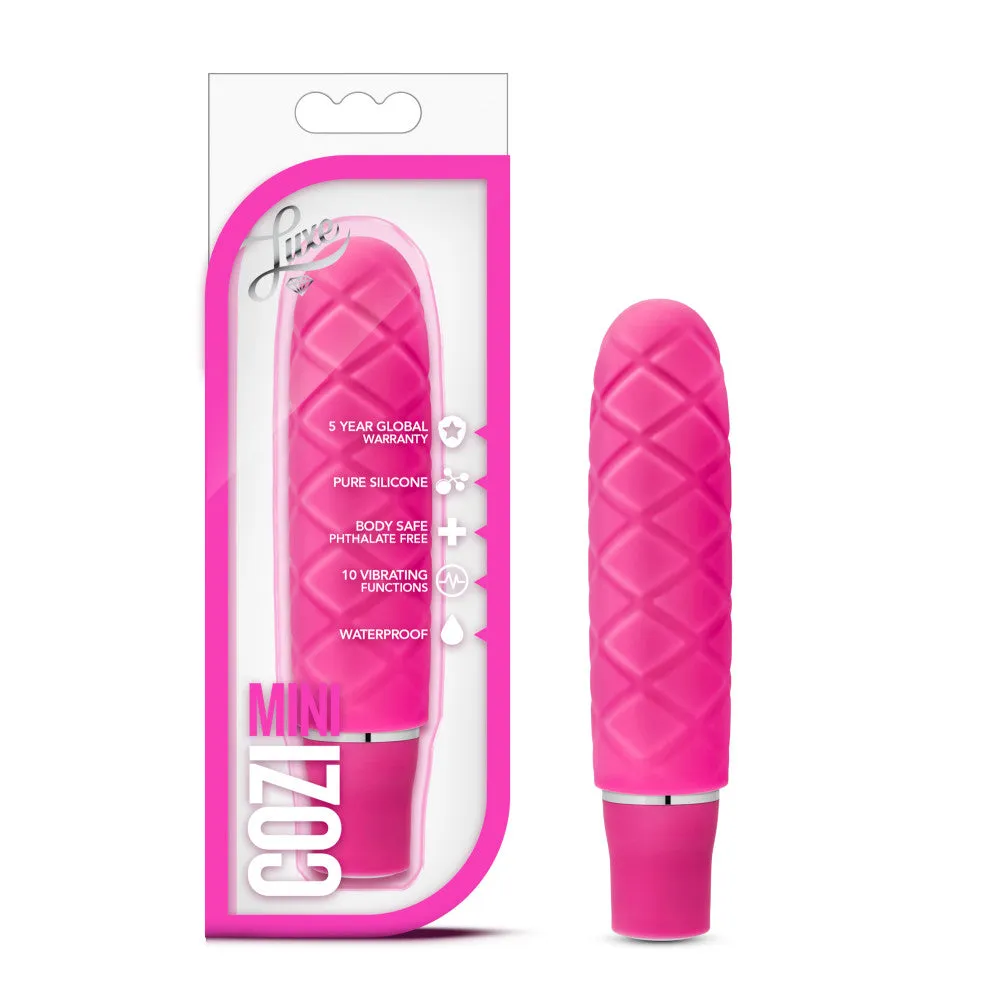 Luxe By Blush® | Cozi Fuchsia 4.75-Inch Vibrating Mini Vibrator