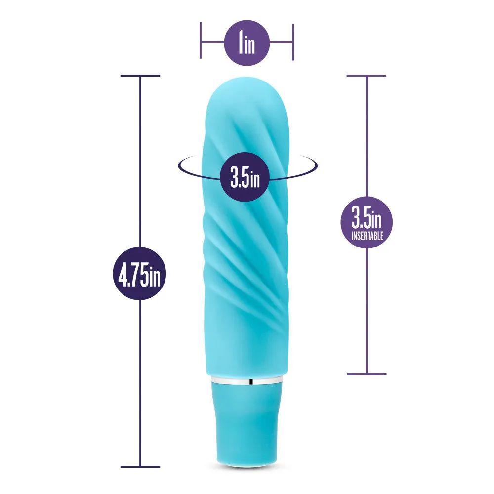 Luxe By Blush® | Nimbus Aqua 4.75-Inch Vibrating Mini Vibrator