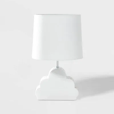 New - Cloud Dual Light Figural Kids' Lamp White - Pillowfort