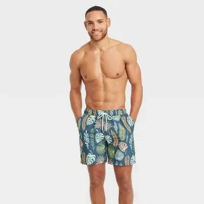 New - Goodfellow & Co Men's Swim Trunk Shorts Swimwear Quick Dry Swimsuit