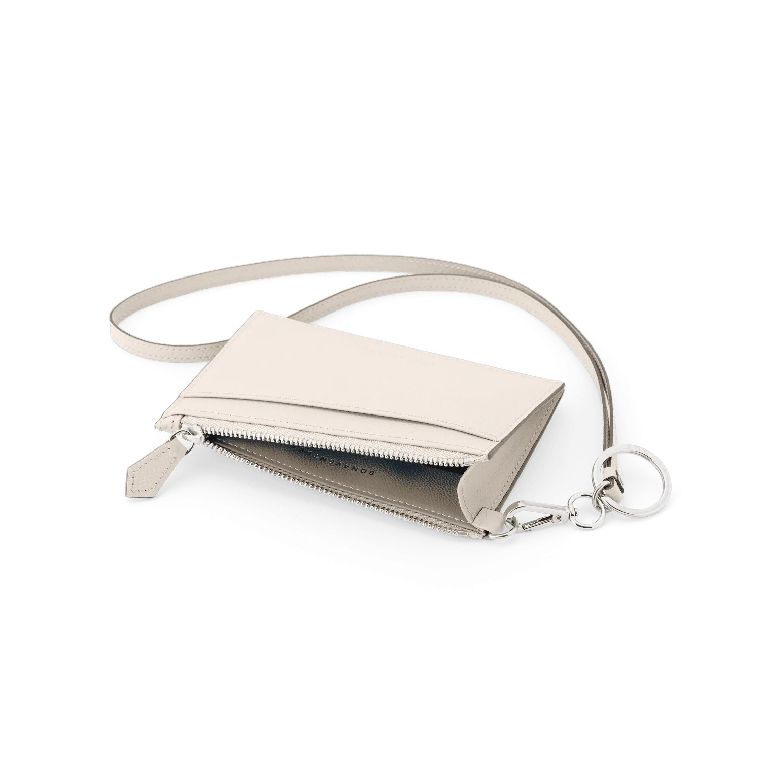 Noblessa Zip Card Holder with Strap