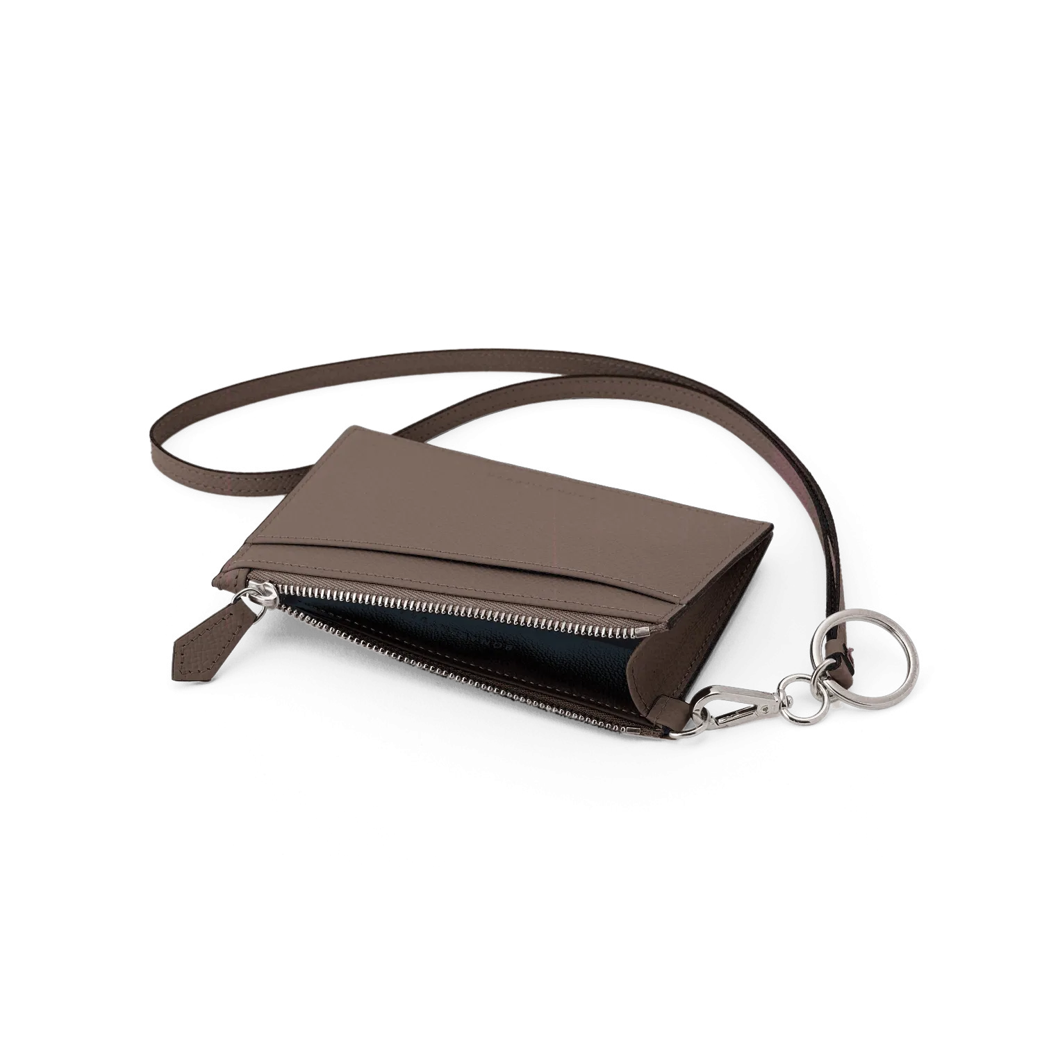 Noblessa Zip Card Holder with Strap