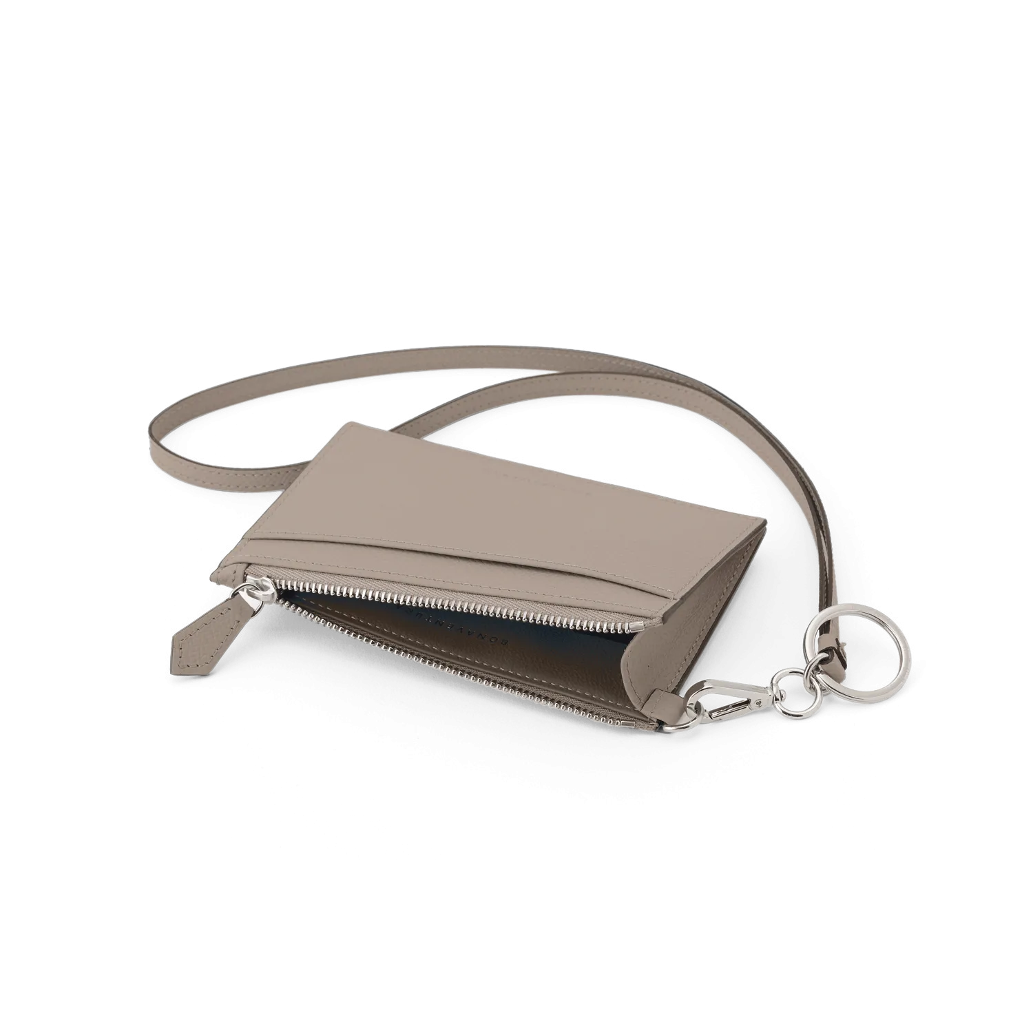 Noblessa Zip Card Holder with Strap