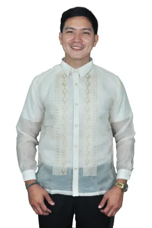 Premium & Elegant Barong Tagalog Piña Cocoon - Salvador  - JN76