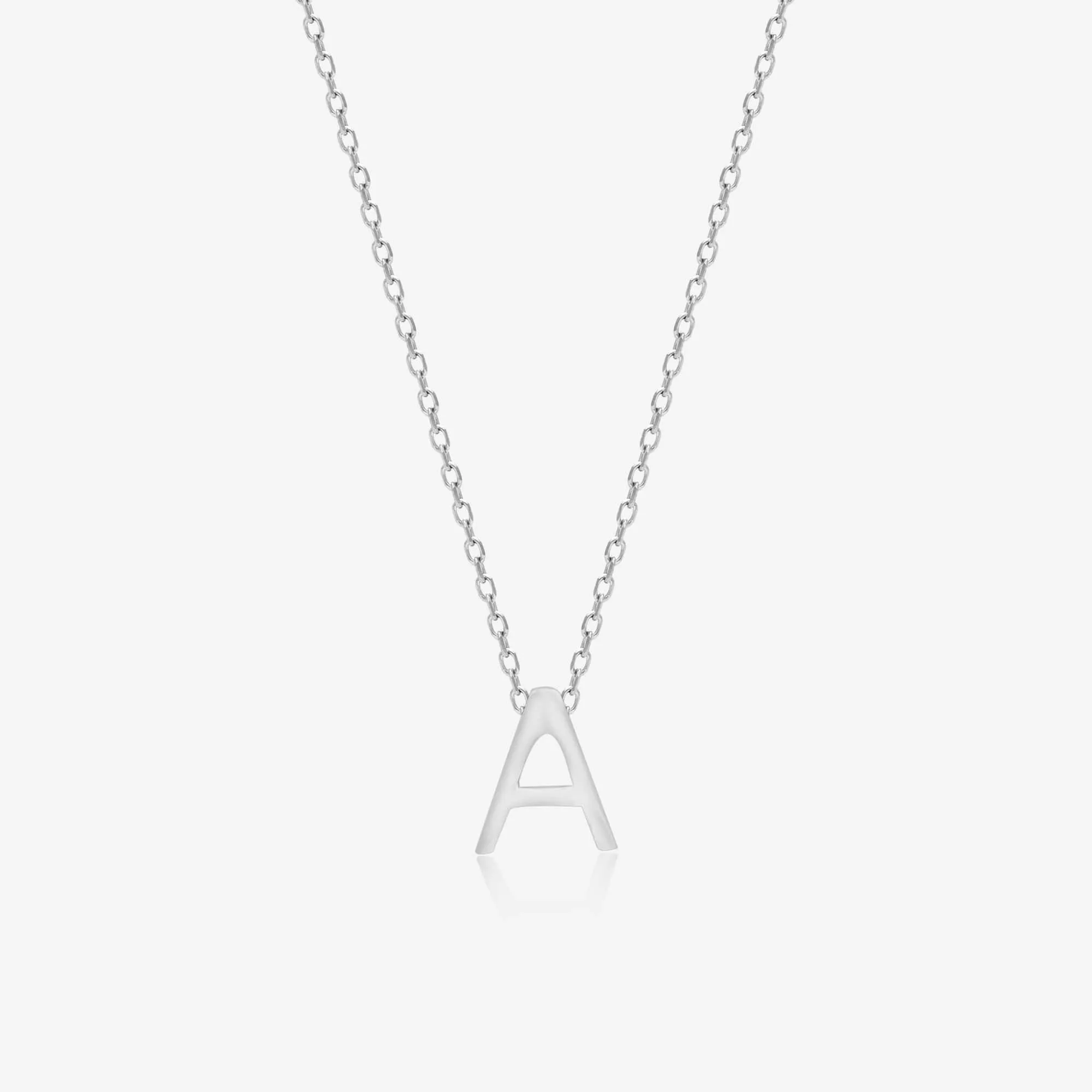 "A" Initial Necklace