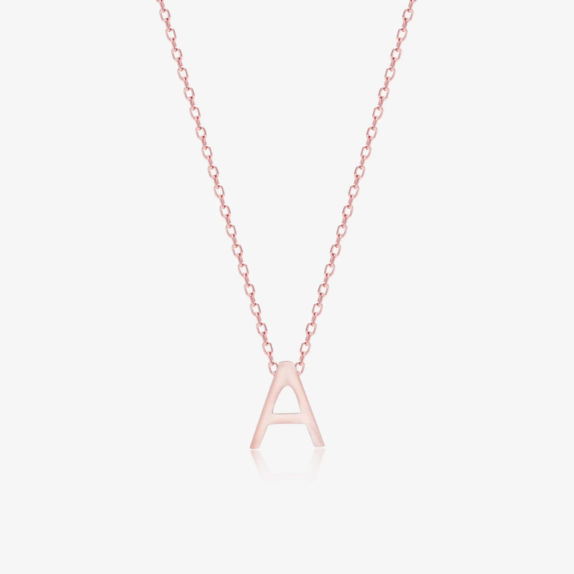 "A" Initial Necklace