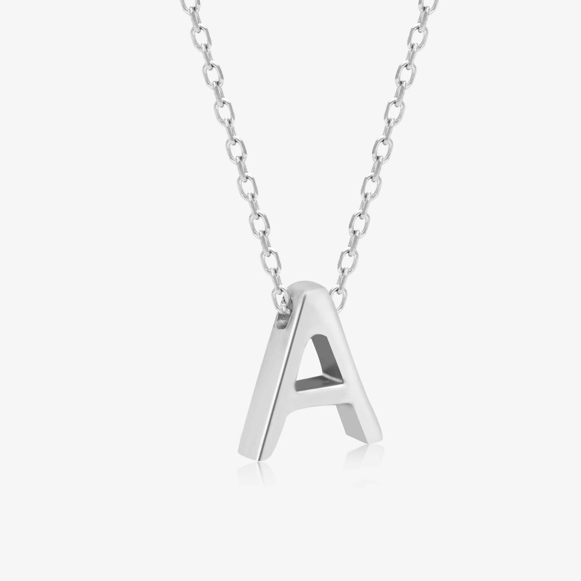 "A" Initial Necklace