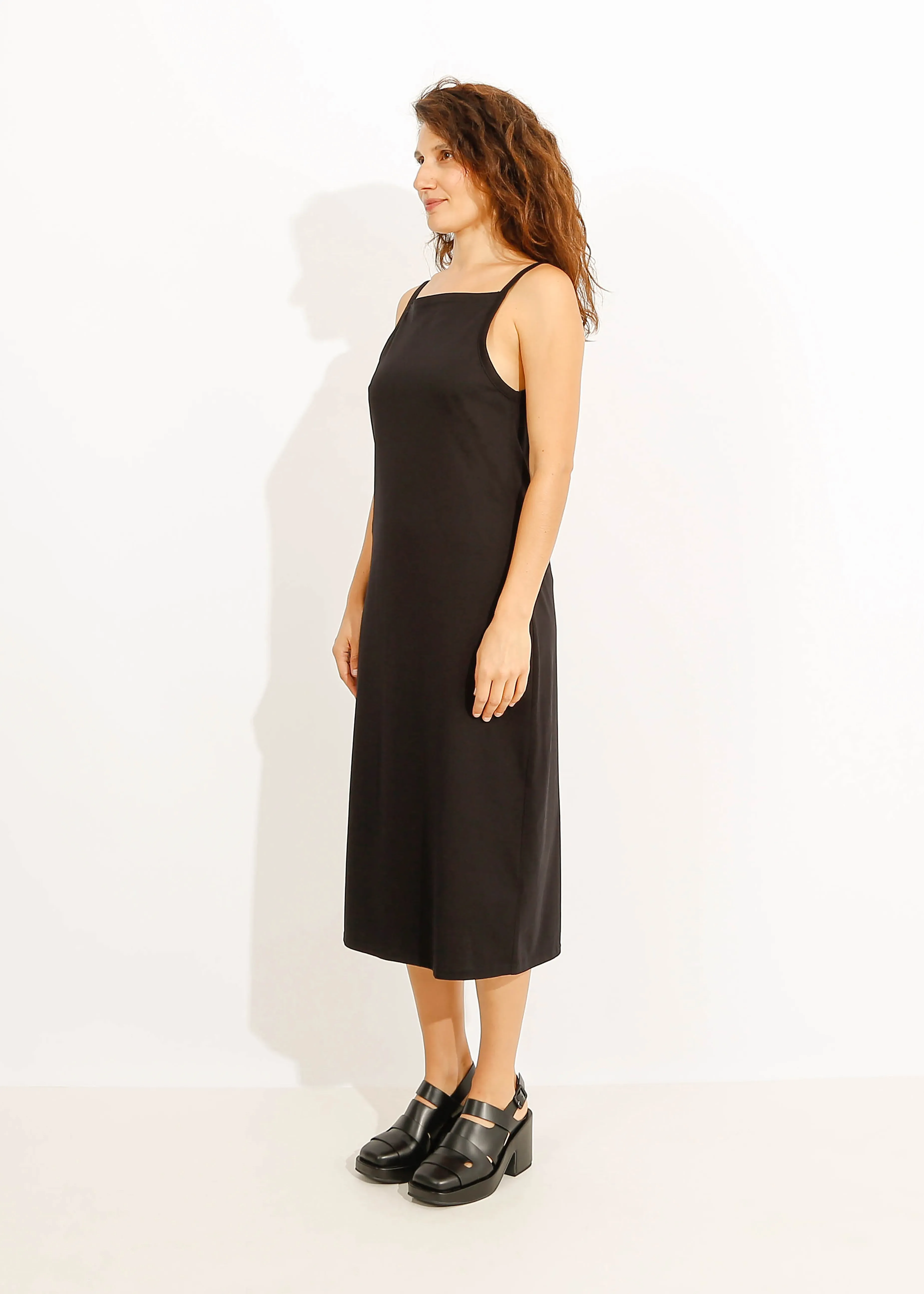 RILEY TANK DRESS / ONYX