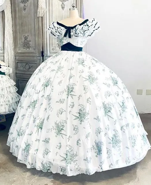 Scarlett O'Hara Barbecue Prom Dress Gone With The Wind Remake Dress