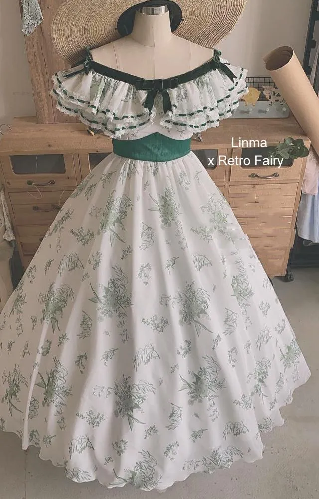 Scarlett O'Hara Barbecue Prom Dress Gone With The Wind Remake Dress