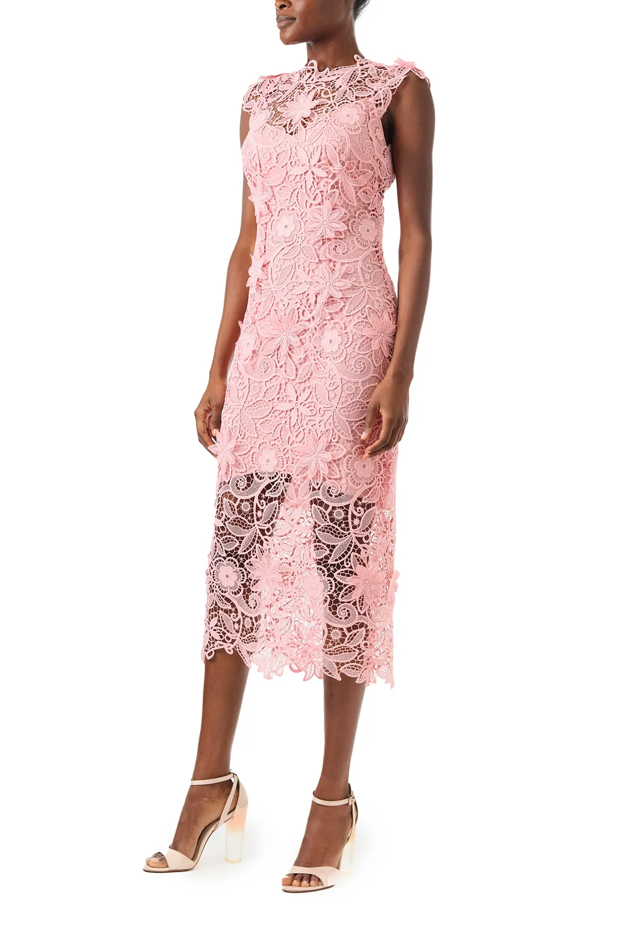 Sleeveless Lace Sheath