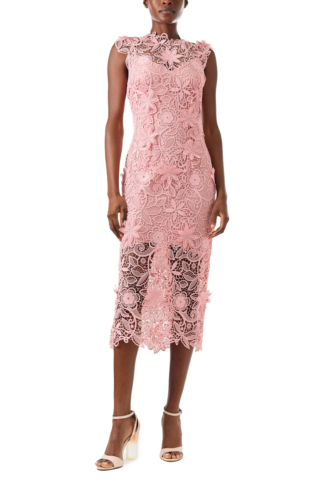 Sleeveless Lace Sheath