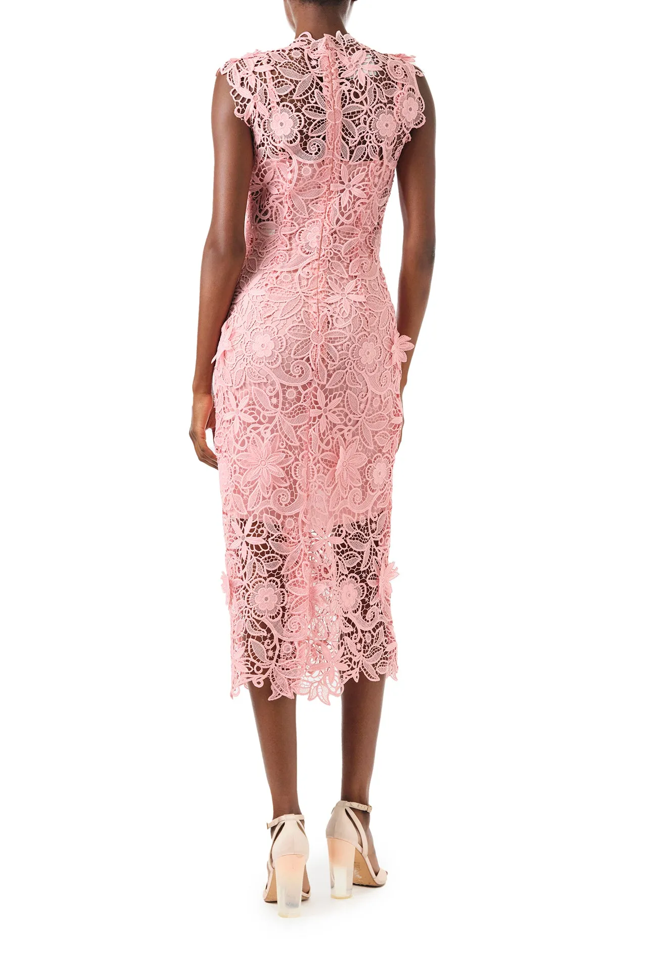 Sleeveless Lace Sheath