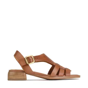 TERRI ANKLE STRAP SANDALS LEATHER