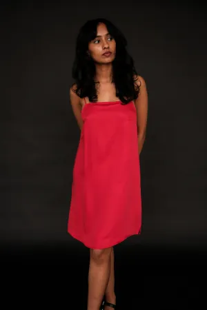 TESSA DRESS TOMATO RED