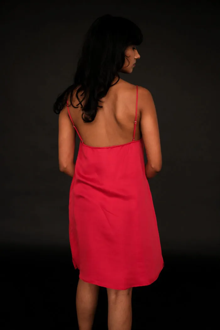 TESSA DRESS TOMATO RED